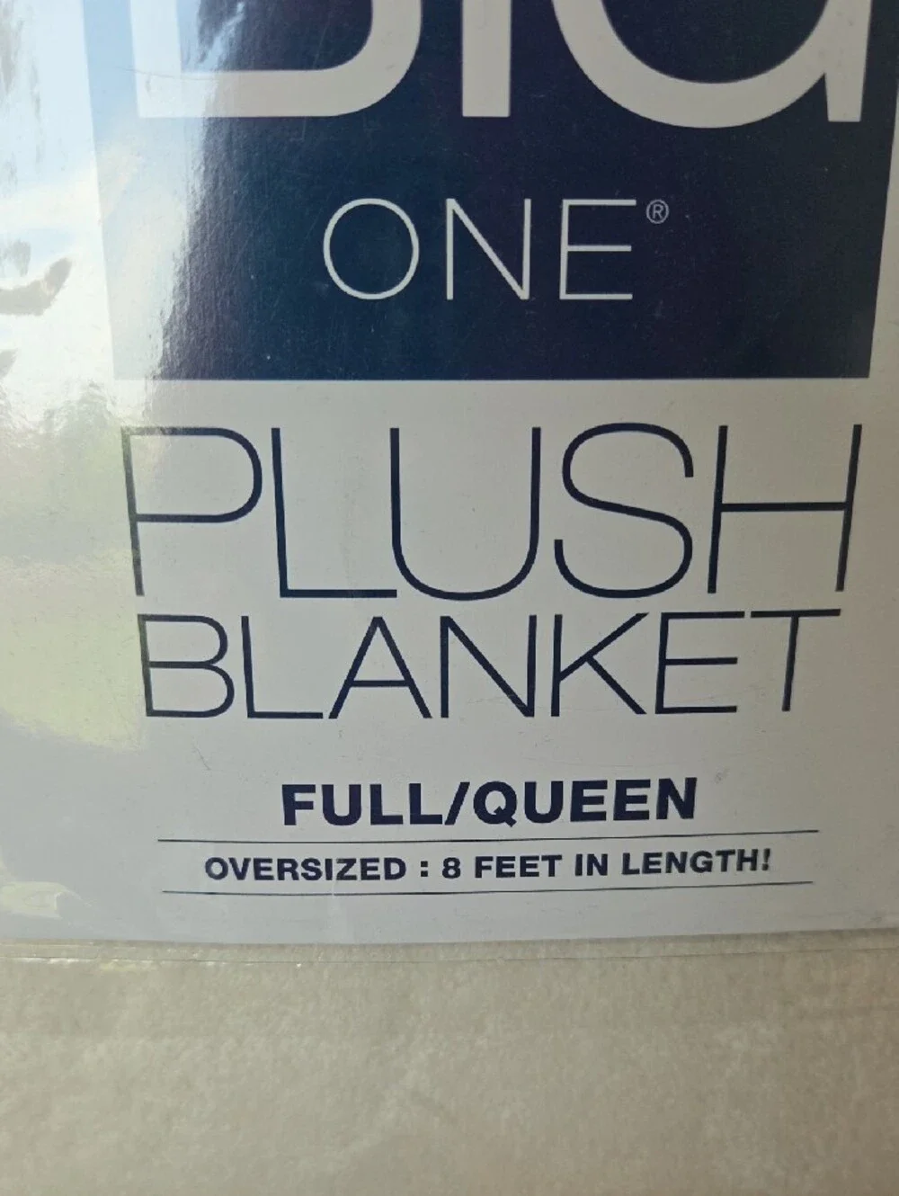 The Big One Plush Blanket White Cozy Throw